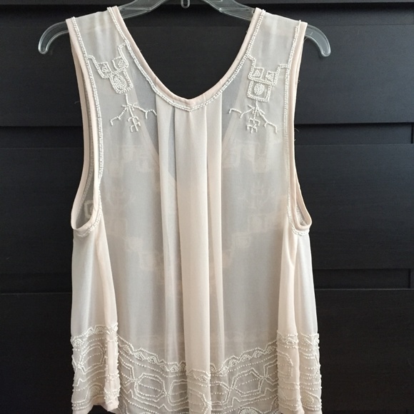 Free people beaded mesh top - Picture 4 of 4